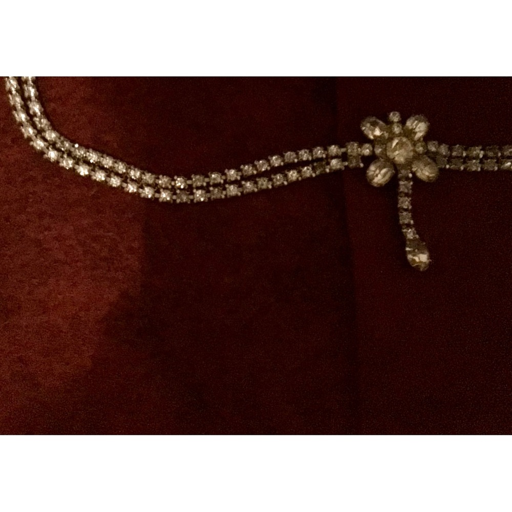 Vintage costume jewelry—double-choker necklace. - Picture 5 of 11